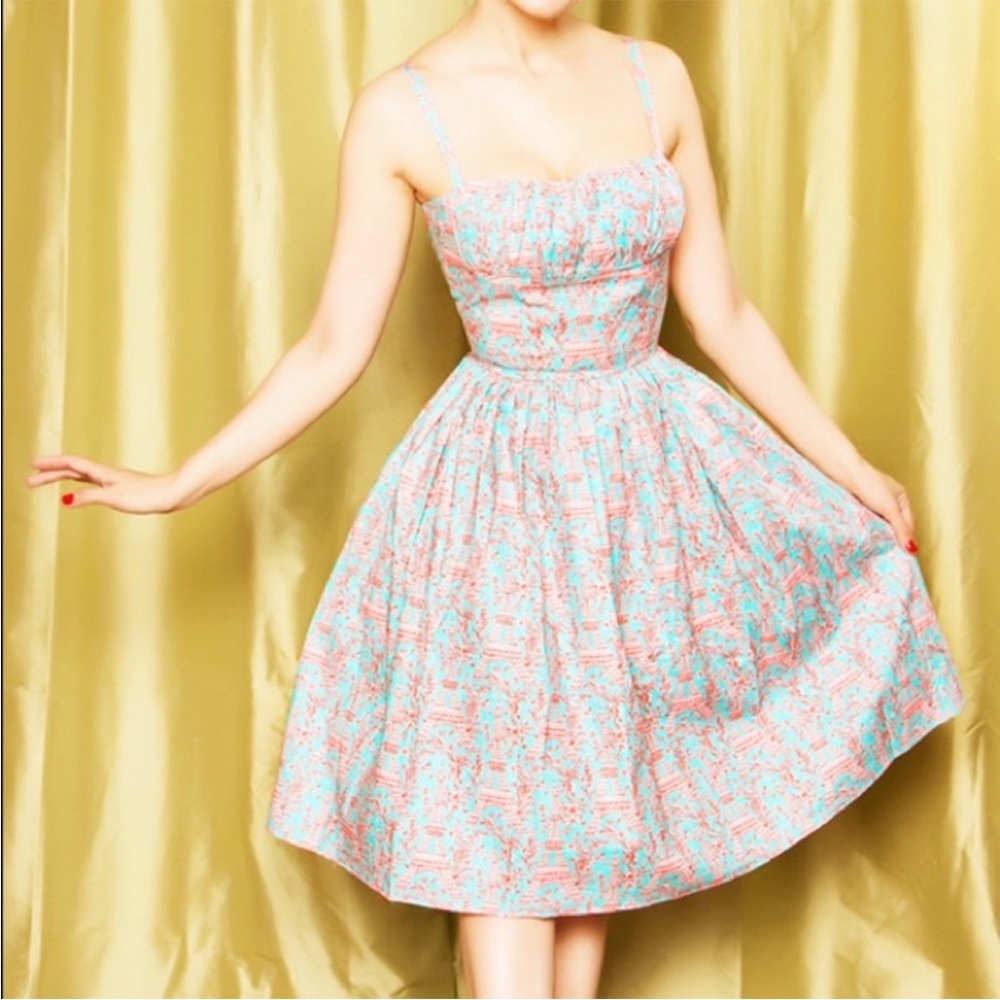 Bernie Dexter Paris print dress